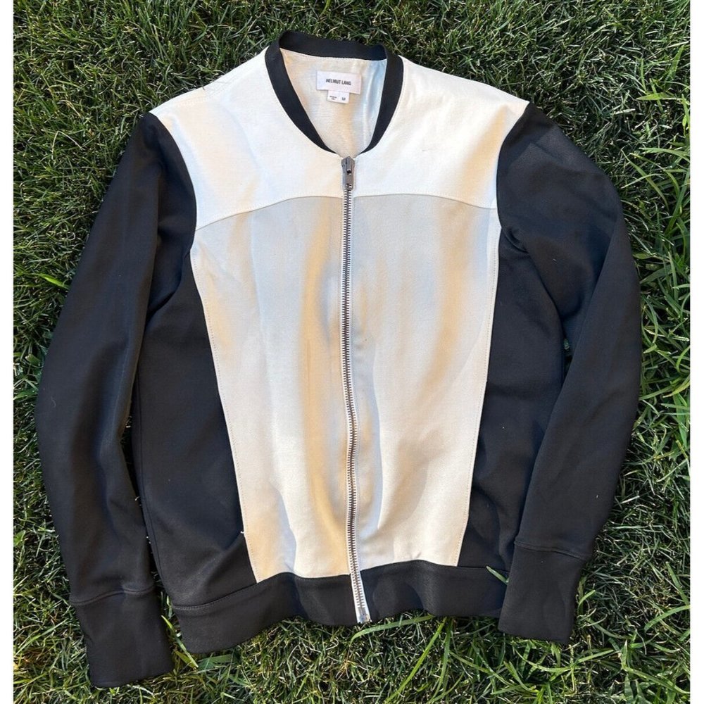 Helmut Lang color block Bomber Jacket